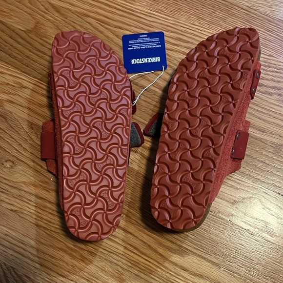 Birkenstock Uji Nubuck Suede Leather Sandals Size 8 NWT - Picture 9 of 16